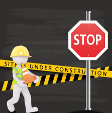 under construction sign
